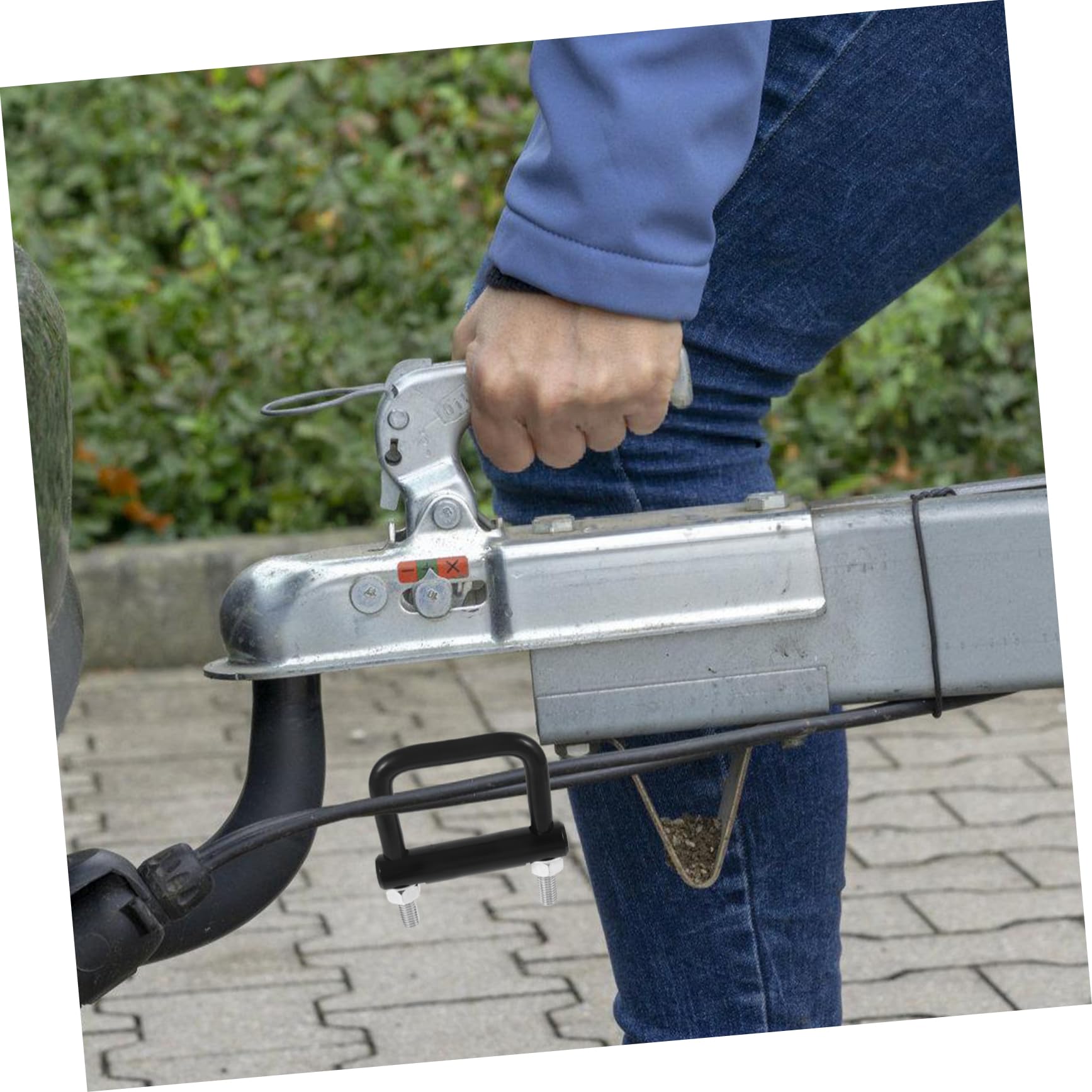 PRETYZOOM Grillete de Remolque Negro Tensor de Alta Resistencia para Estabilizador de Enganche Accesorio para Remolque