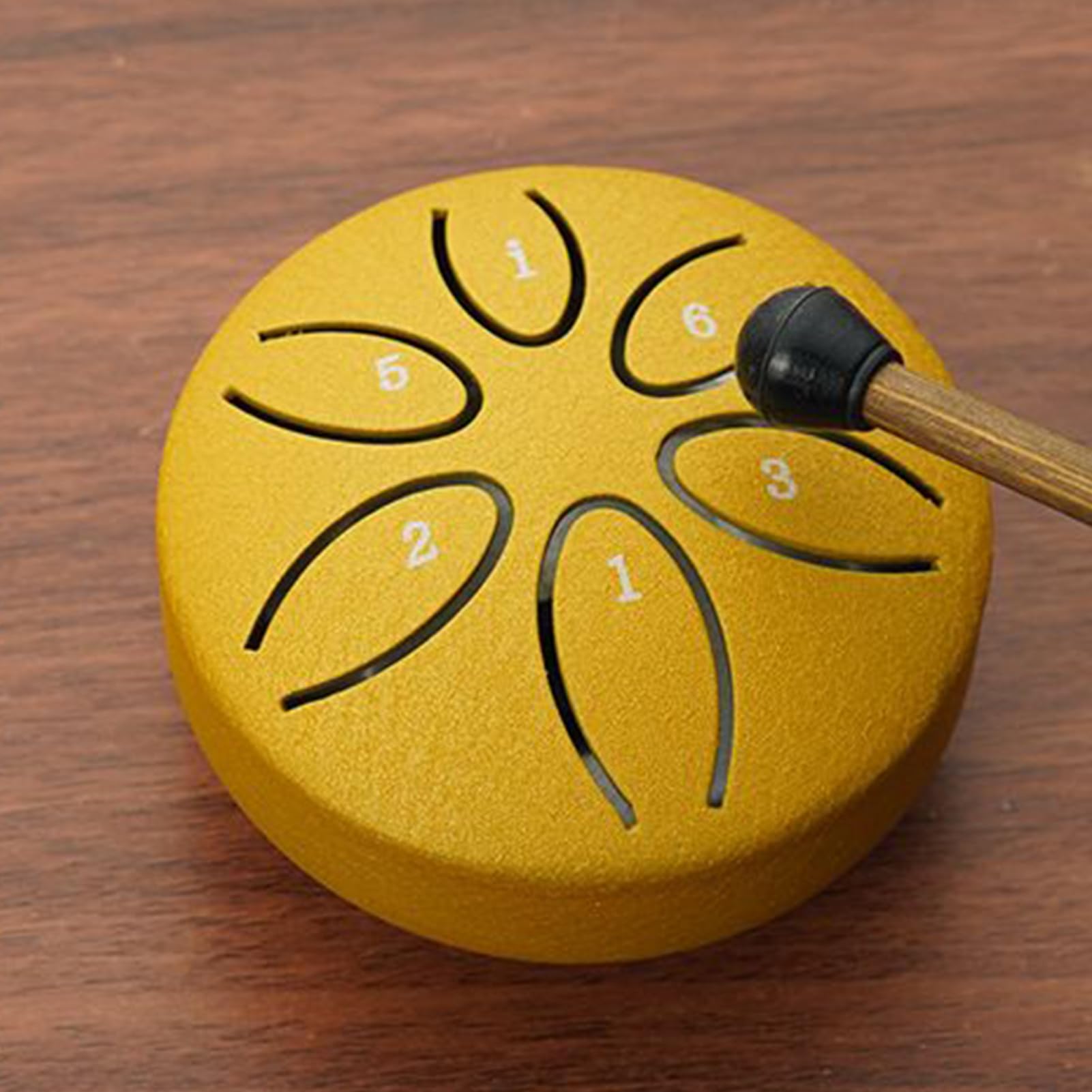 Garden Rain Drum - Notiz Stahlzungenmusik -Trommeln für Anfänger, Kinder -Yoga -Schule mit Heimgebrauch, beruhigende Klangheilung für Garten, Rasen, Outdoor -Dekoration, Geschenkverpackung 3,15 Zoll