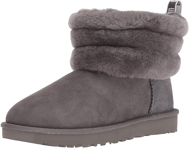 classic mini fluffy quilted ugg boot