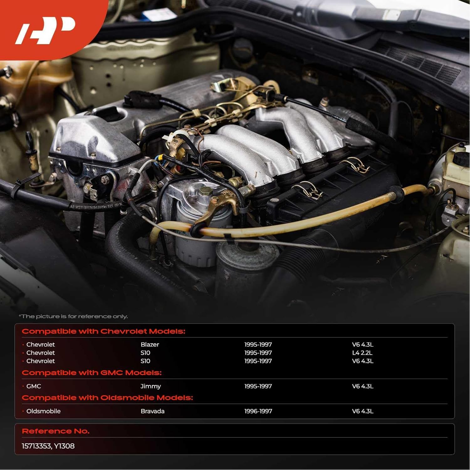 A-Premium 111.22 inch Automatic Transmission Detent Cable Compatible with Chevrolet Blazer 1995-1997, S10 1995-1997 & GMC Jimmy 1995-1997 & Oldsmobile Bravada 1996-1997