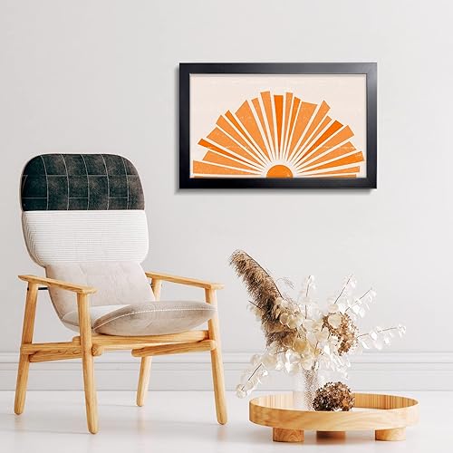 Vista 628 de LaVie Home - Portarretratos de 18 x 24 pulgadas, fotos de 16 x 20 pulgadas con paspartú, de 18 x 24 pulgadas sin paspartú, plexiglás pulido, Negro