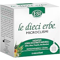 Esi Le Dieci Erbe 6 Microclismi a basa naturale