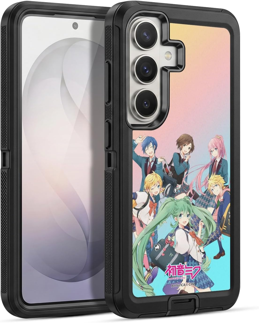 Head Case Designs Officially Licensed Hatsune Miku High School Virtual Singers Ultra-Armoured Shockproof Case [Military Grade Protection] Compatible with Samsung Galaxy S26