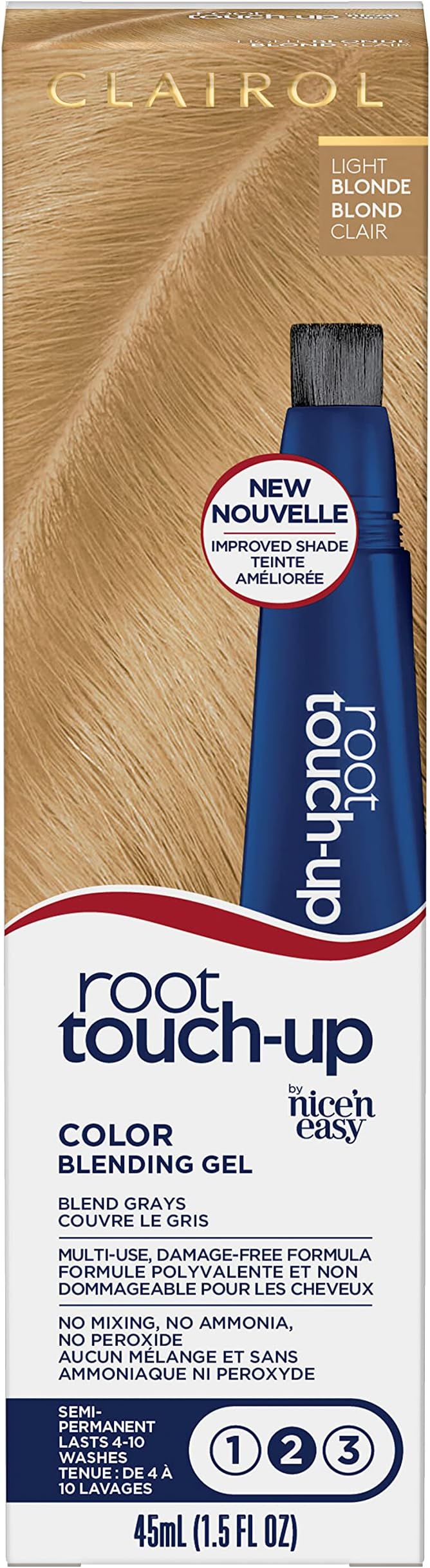 Root Touch-Up Semi-Permanent Hair Color Blending Gel, 8 Blonde, Pack of 1