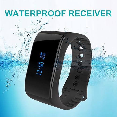 Miniatura 10 de SINGCALL Sistema de llamadas inalámbrico, sistema de llamada de enfermera, receptor de reloj de localizador impermeable de 360 grados, sin