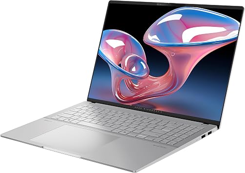 ASUS Vivobook S16 Copilot+ Laptop, AMD Ryzen AI 9-365, 32 GB LPDDR5x RAM, 4 TB PCIe SSD, 16 3.2K (3200x2000) Display, AMD Radeon 880M, 1-Zone RGB Backlit Keyboard, W11 Home, Silver