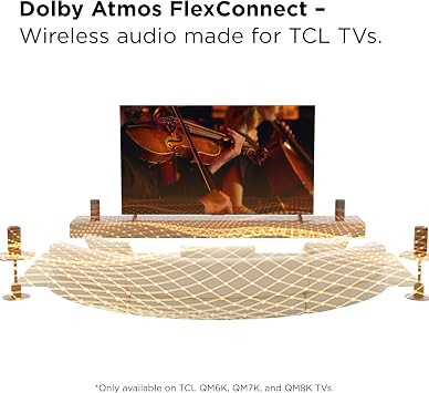 TCL Z100 Wireless Home Theater Speaker with Dolby Atmos FlexConnect Technology with Bluetooth Music Streaming, 170W Output Power, Smart Calibration (Pack of 2)