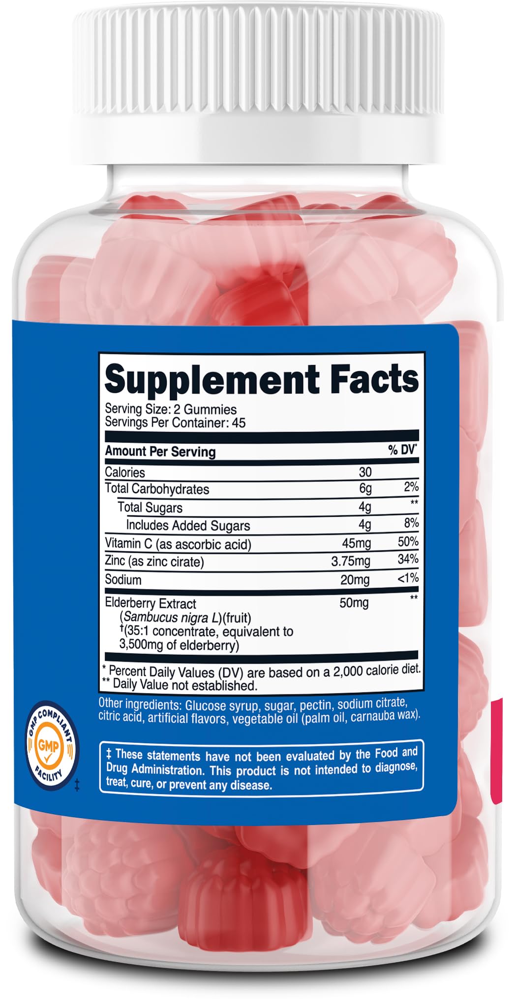 Nutricost Elderberry Extract Gummies 90 Gummies for 45 Servings Per Bottle — Amazon image 5