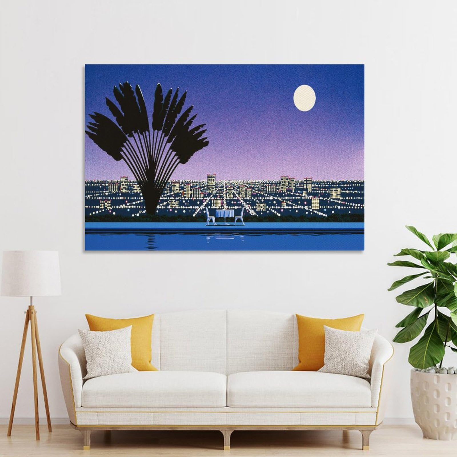 Amazon.co.jp: イラストレーター 永井博絵画芸術ポスター(