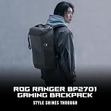 ROG Ranger BP2701 lekki plecak gamingowy wykonany z wodoodpornego materiału, z wieloma kieszeniami, pasuje do laptopa o przekątnej ekranu do 17"