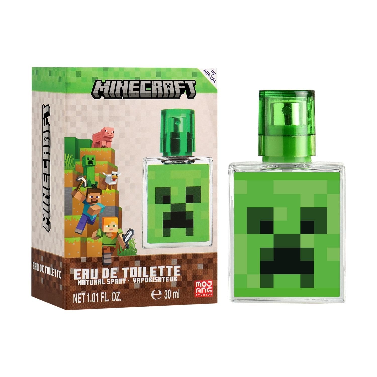 Air Val Minecraft - Eau de Toilette per bambini, 30 ml