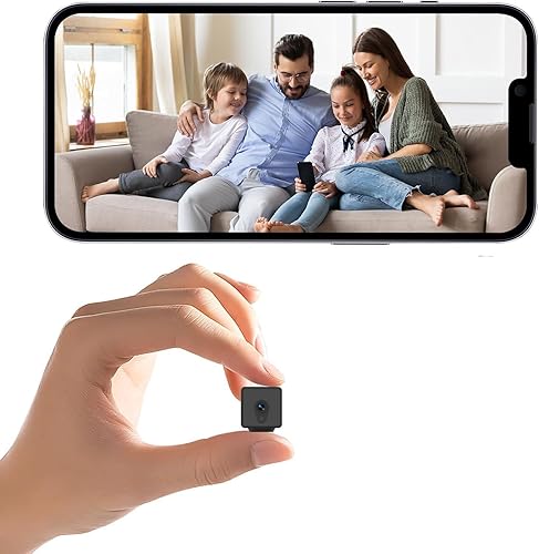 Cámara de seguridad 4K HD WiFi, mini cámaras, cámara de niñera para el hogar, cámara interior seguridad para el hogar con aplicación, cámaras