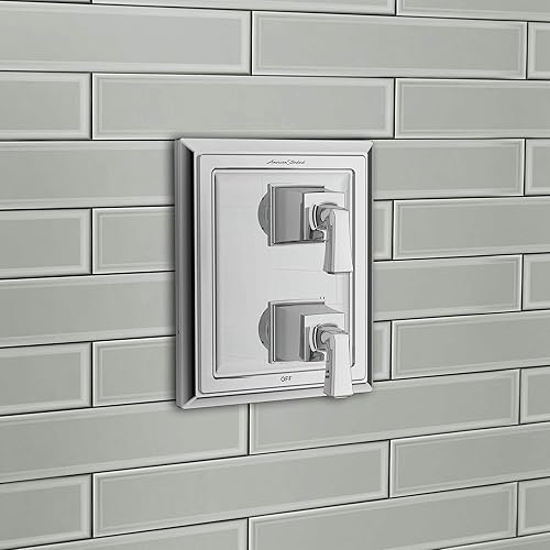 Miniatura 6 de American Standard TU455740.002 Town Square S - Desviador de ducha integrado con 2 manijas solamente, cromado
