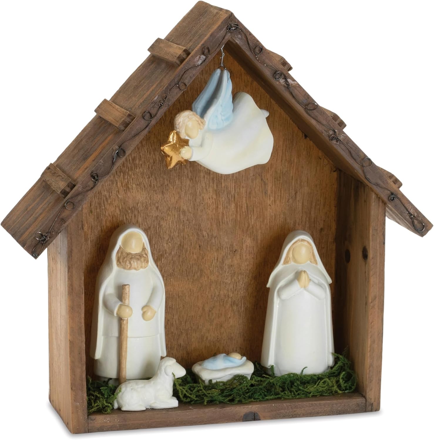 Melrose Nativity, Resin, 10-inch Length x 9.75-inch Height