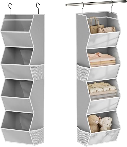 Hanging Closet Organizer with Shelves