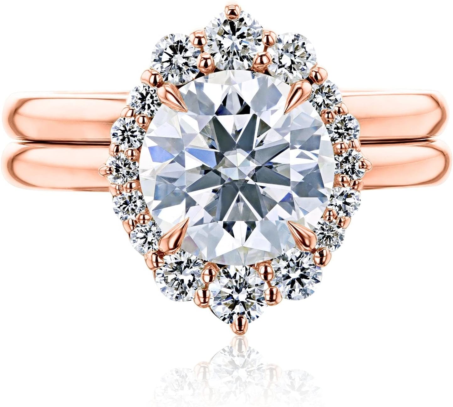 Kobelli 2.4 ct tw Kobelli Moissanite (DEF/VS) Raphaela Bridal Set