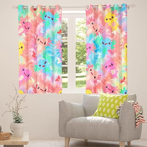 Vista 17 de Erosebridal Trippy - Cortinas de alienígena, cortinas opacas de marihuana verde, modernas cortinas psicodélicas OVNI para ventana, tratamientos