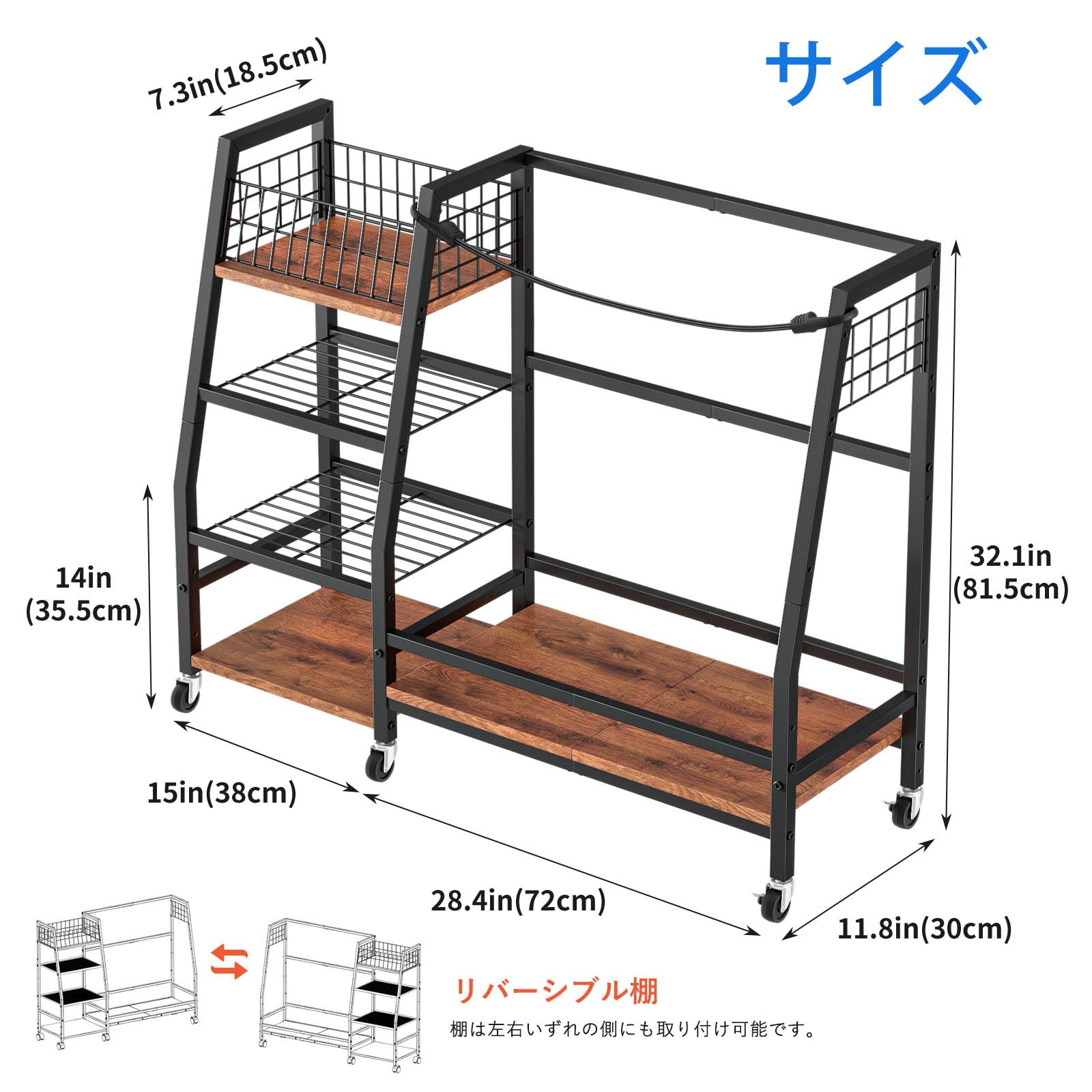 Amazon.co.jp: Bornran ゴルフバッグ収納ラック 2本用 キャスター付き