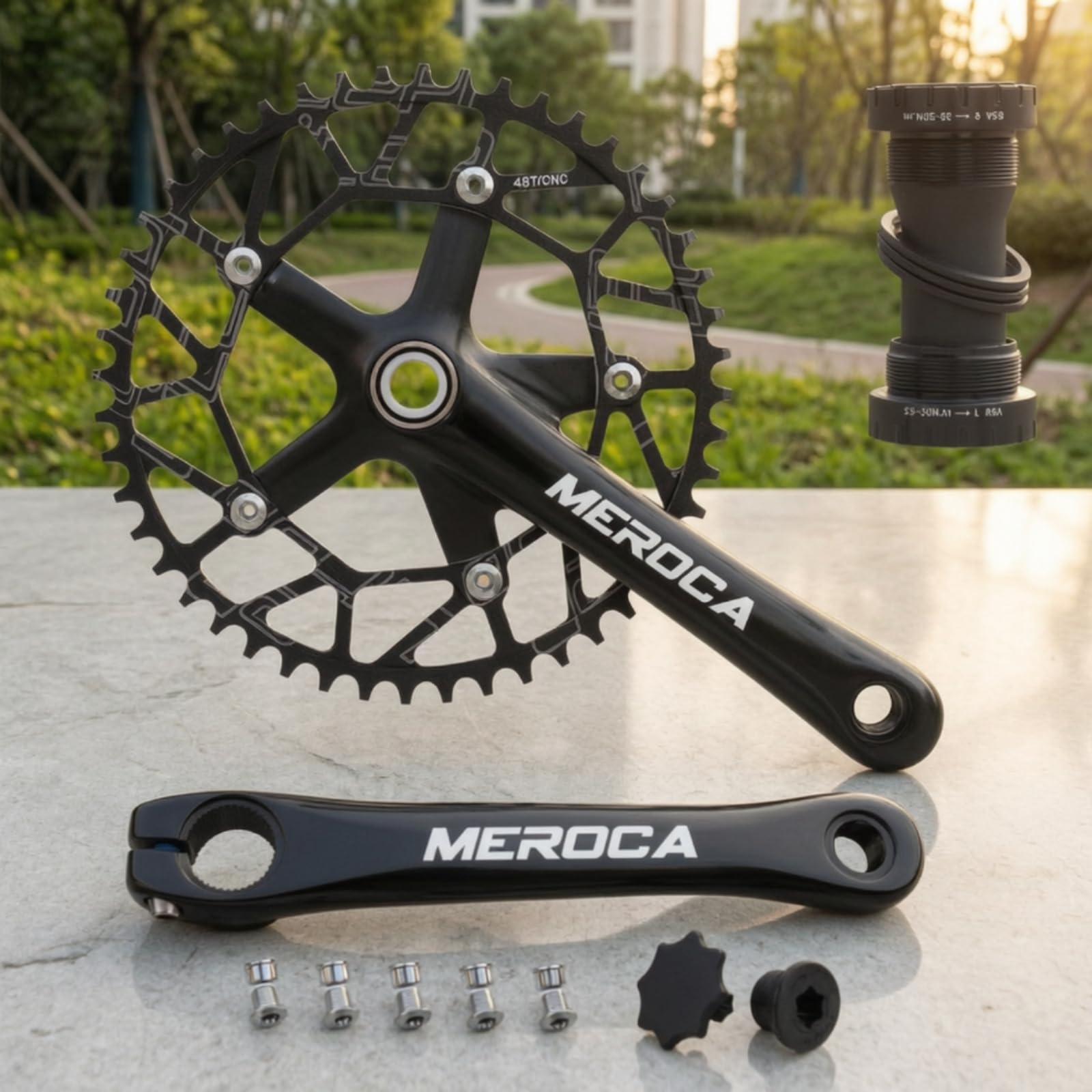 Guarnitura Bici Crank Set Pedivella