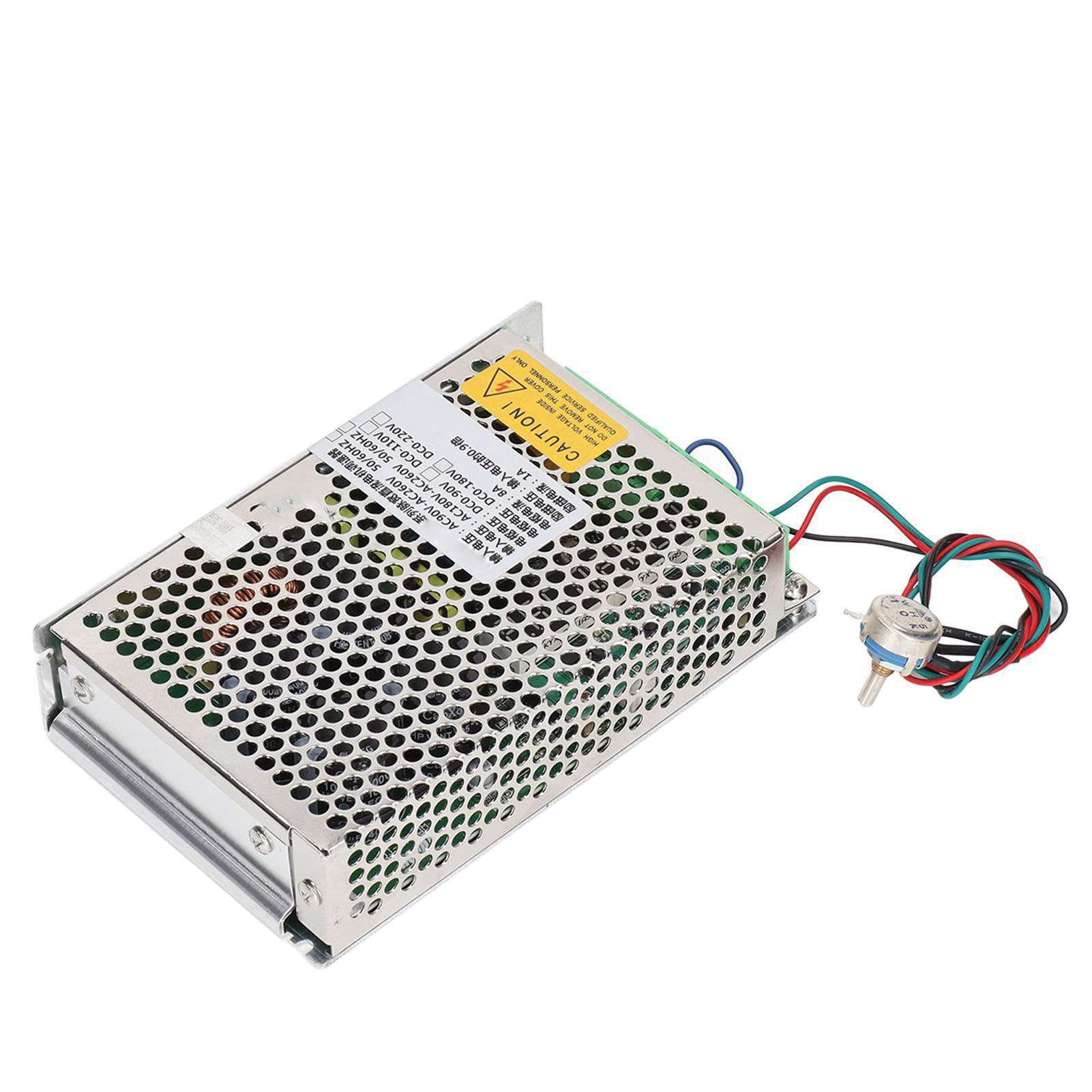 Controlador de Motor de CC, Controlador de Velocidad de Motor de Arranque Suave de Potencia Más Fuerte de Alta Potencia con Botón para Equipos de Automatización (CA 180~260V-CC 0~180V)