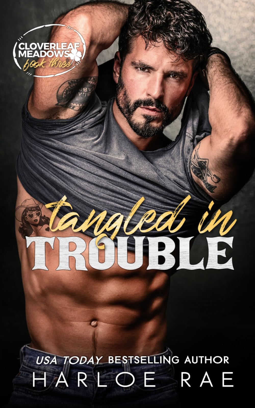 Tangled in Trouble: MODEL COVER VERSION (Cloverleaf Meadows)