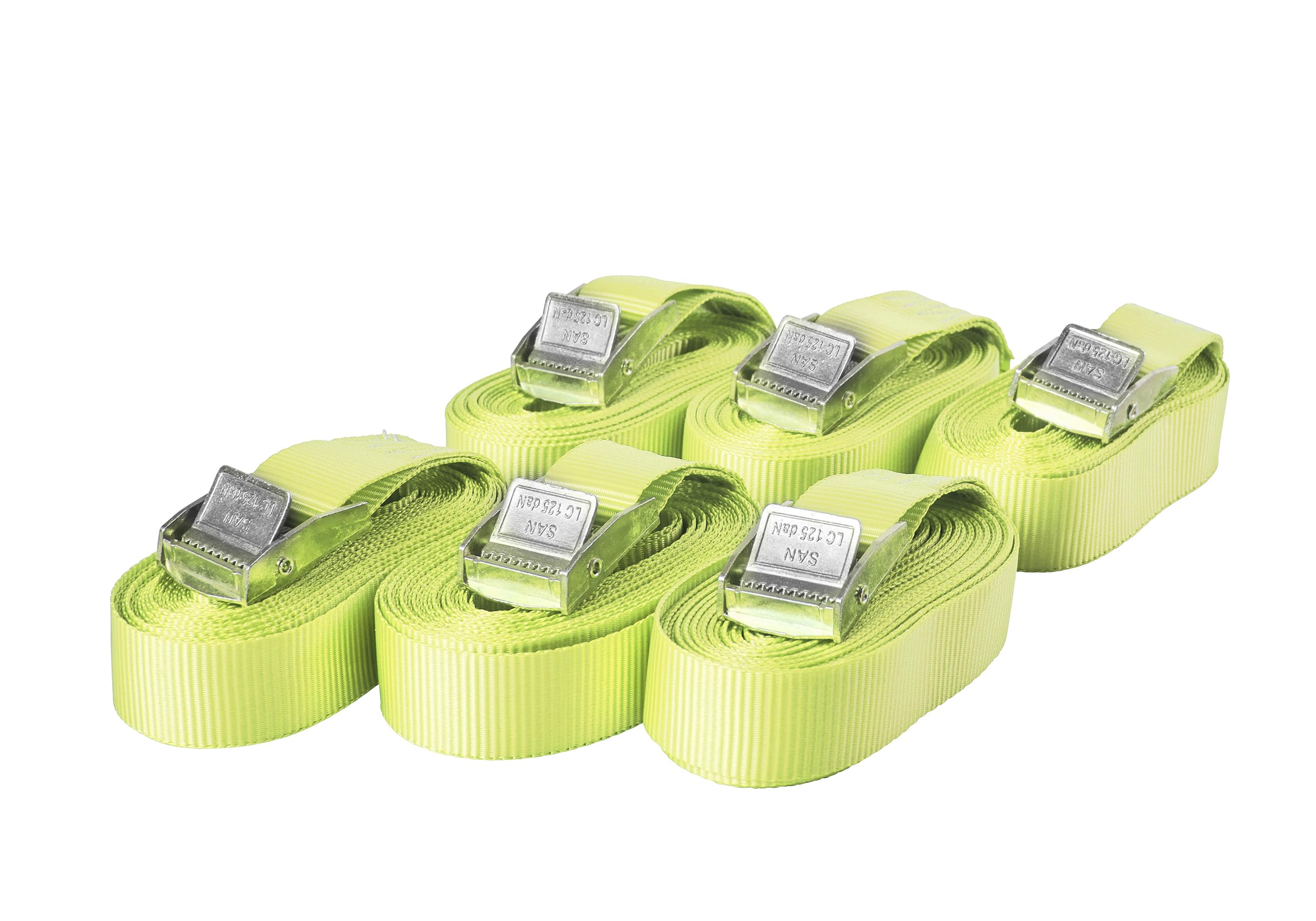 10 Spanngurte 2m Mit Ratsche - Zurrgurte Für Transport Bis 250kg