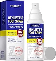 TAGRID Maximum Strength Athlete's Foot Antifungal Spray - Fast Relief for Jock Itch, Ringworm, Foot Fungus & Odor (3.5 oz)