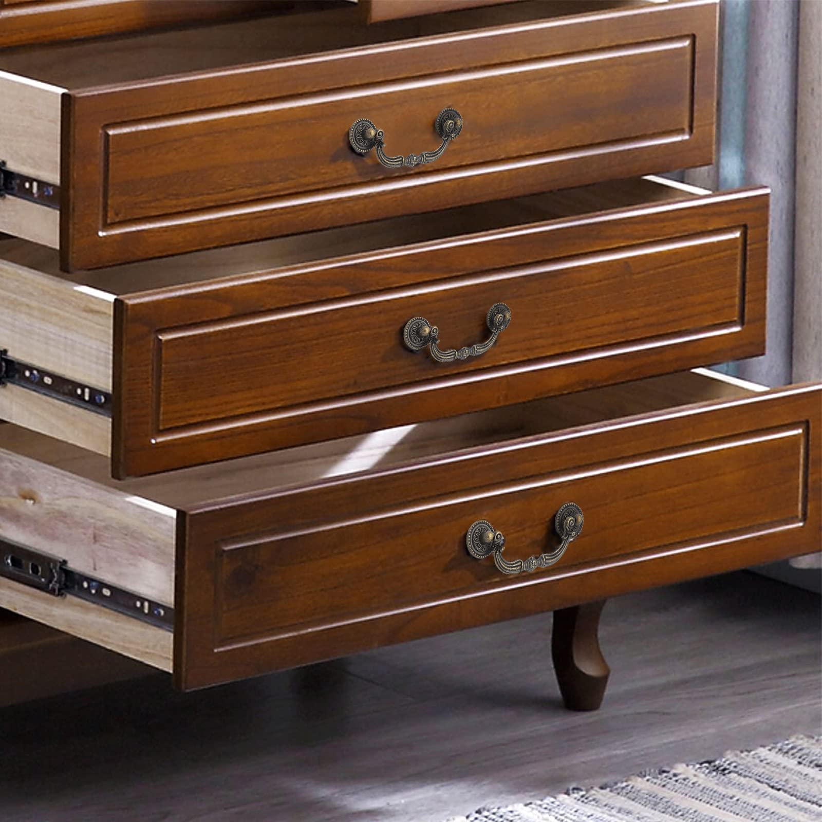 Amazon.co.jp: Piutouyar 6パック 2.94インチ ブロンズ ヴィンテージ