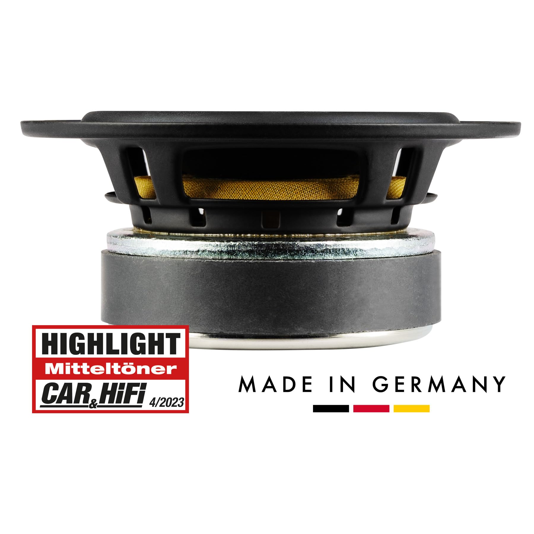 ETON POW 80 – Klangstarker 80 mm (3“) Mitteltöner, Auto Lautsprecher mit kräftigem Ferrit-Magneten, Sound System Ergänzung POW- / POW+ Serie, 1 Paar