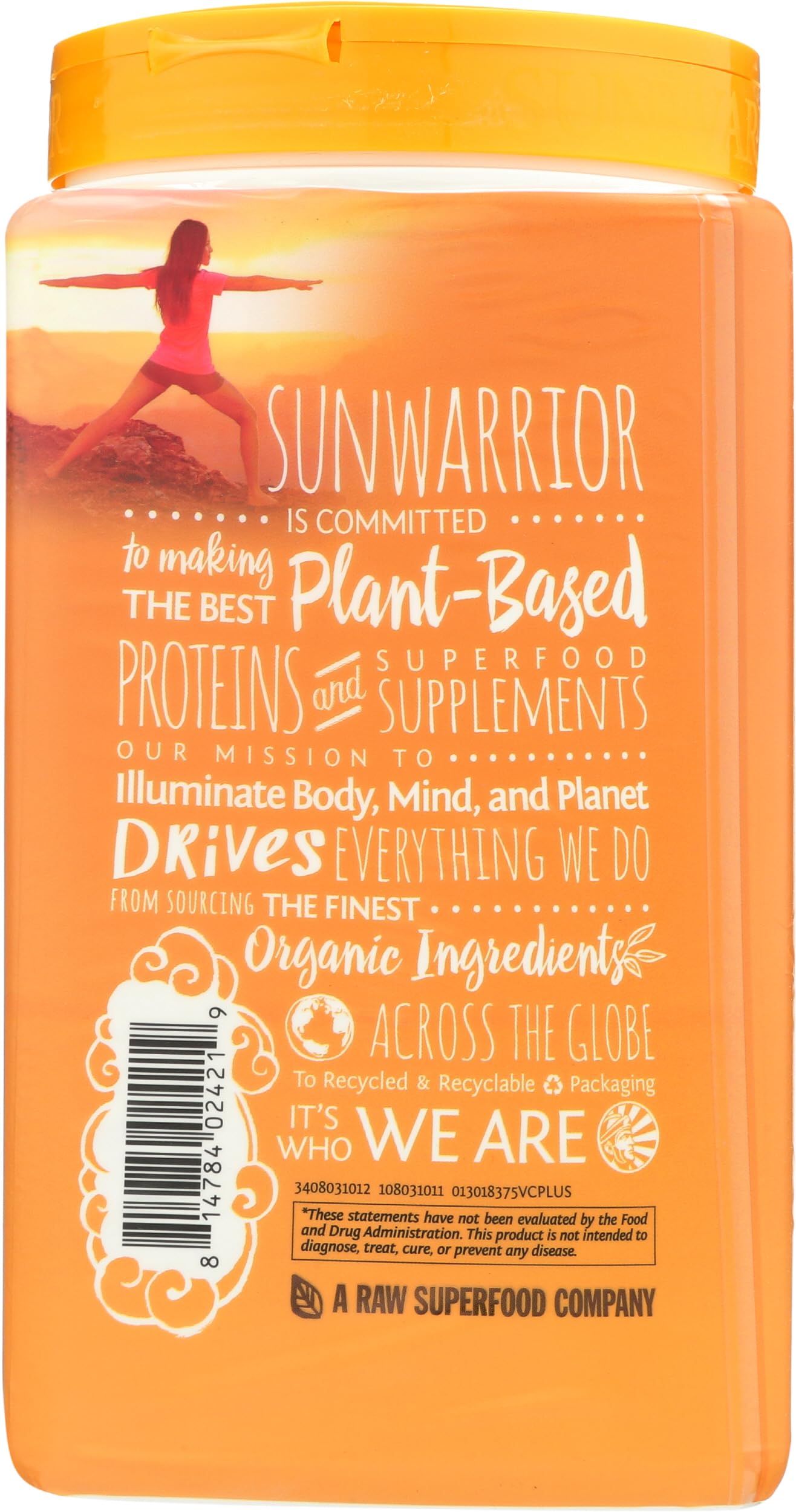 Sunwarrior Classic Plus Vanille, Organic, 750 g