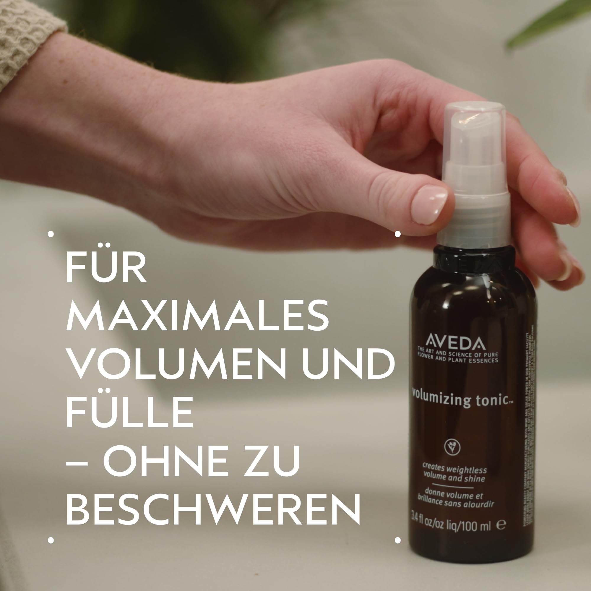 Aveda Volumizing Tonic Volumen-Spray | Für feines & dünnes Haar | Sorgt für mehr Fülle | 100 ml