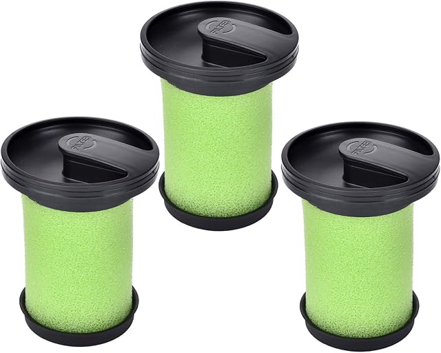 Leadaybetter Replacement Washable Foam Filters for Gtech Multi MK-2-ATF006, for Gtech Multi MK2 K9 Handheld Cordless Vacuum Cleaner Pack of 3