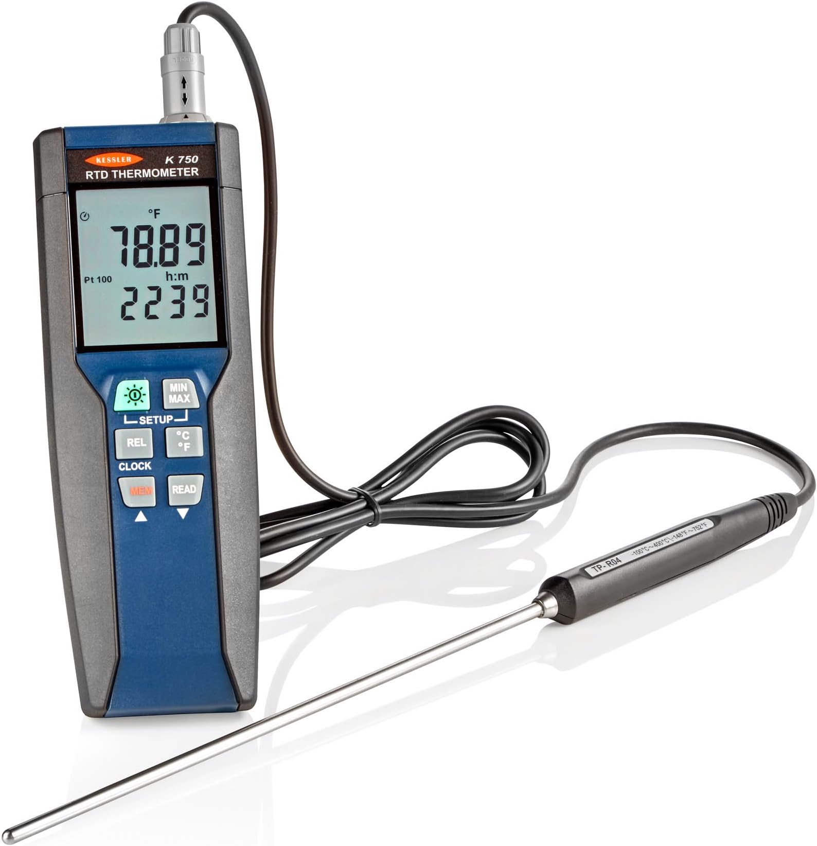 REFERENCE EXTREME PRECISION DIGITAL THERMOMETER 0.01ºC/0.01ºF -100 to +400ºC / -148ºC to 752ºF. Supplied with ISO 17025 Certificate Traceable to NIST.