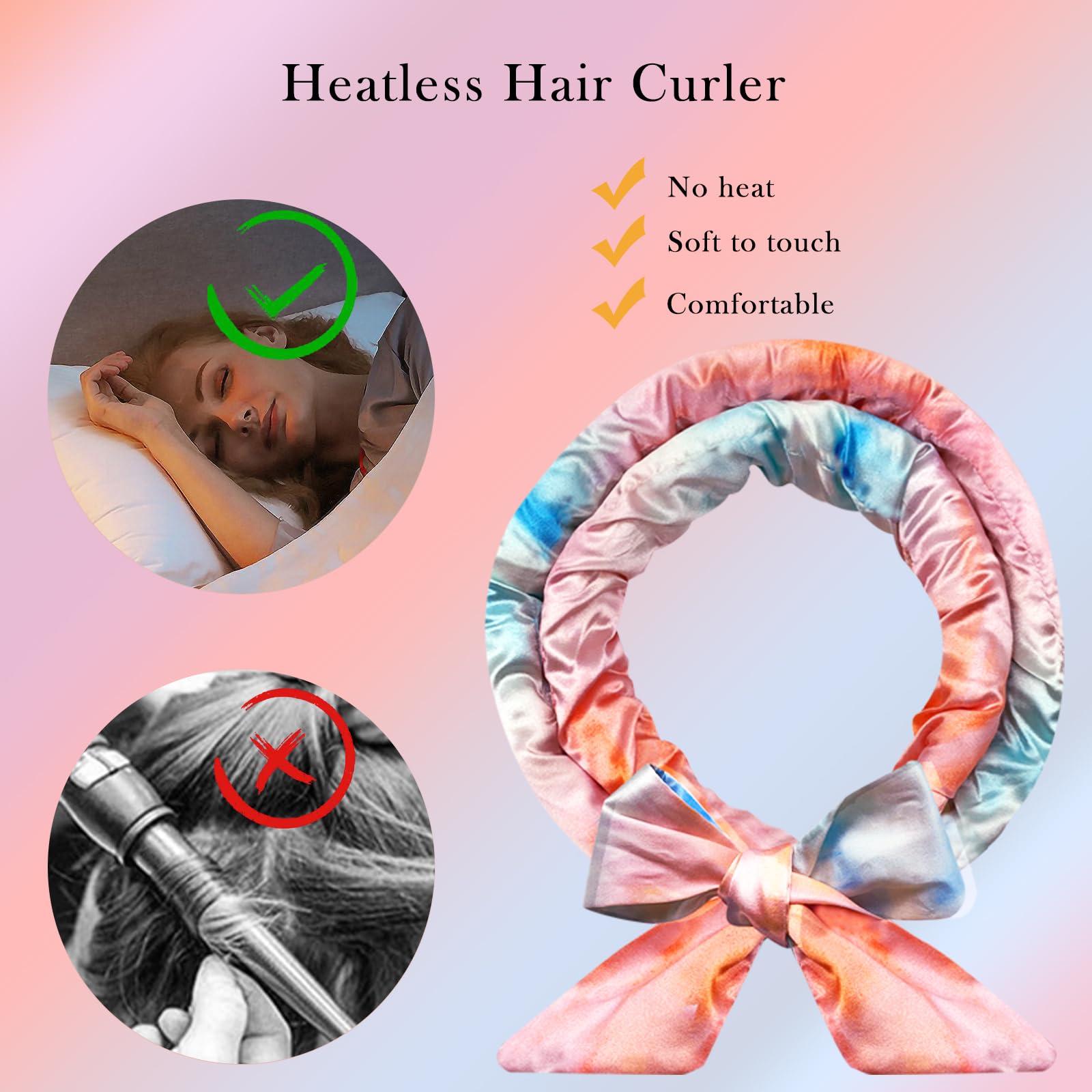 Heatless Curlers Hair Curlers No Heat - Image 4