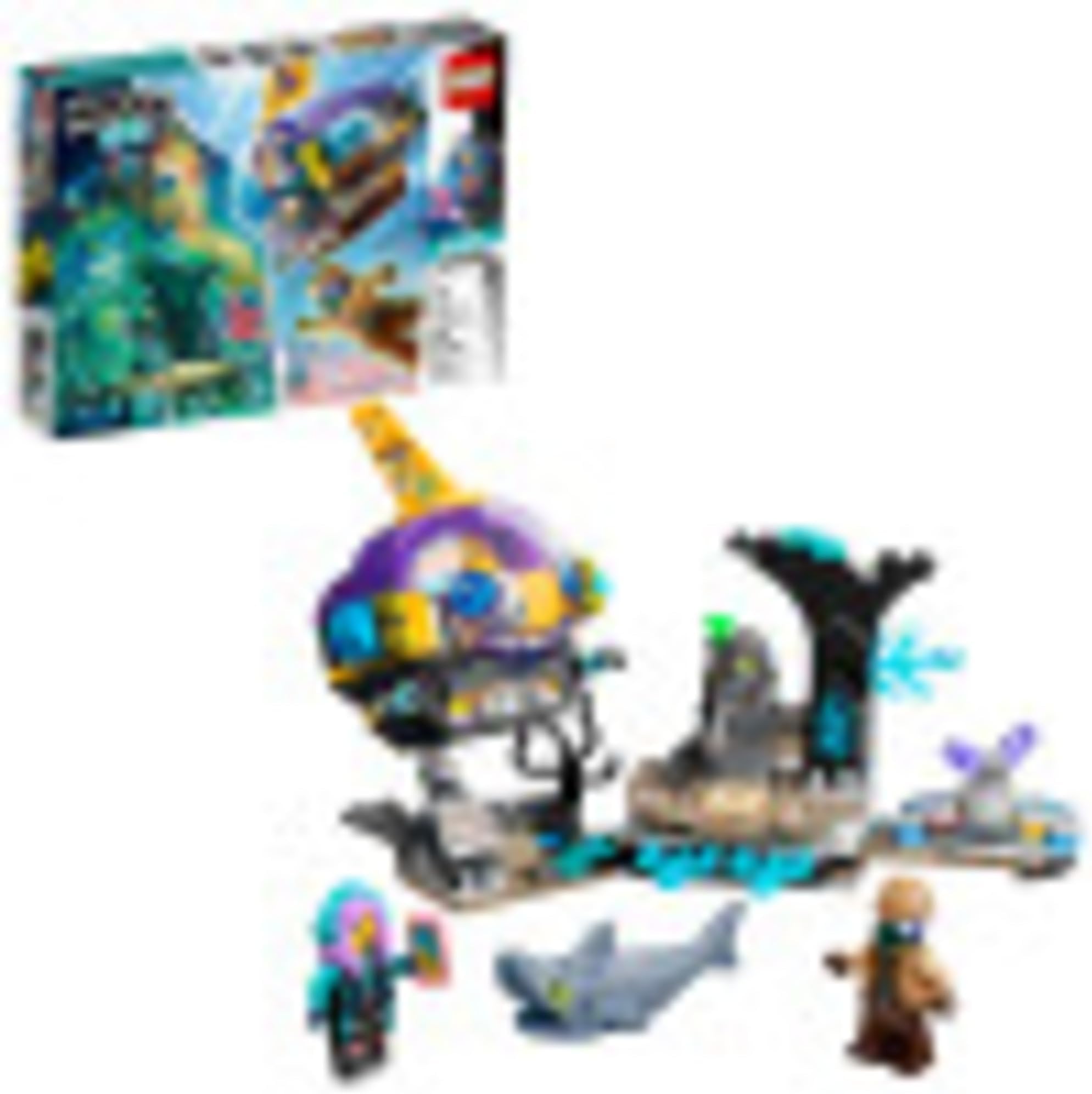 Hidden Side J.B.’s Submarine 70433, Augmented Reality (AR) Ghost Toy, Featuring a Submarine, App-Driven Ghost-Hunting Kit, Includes 3 Minifigures and a Shark Figure, New 2020 (224 Pieces)