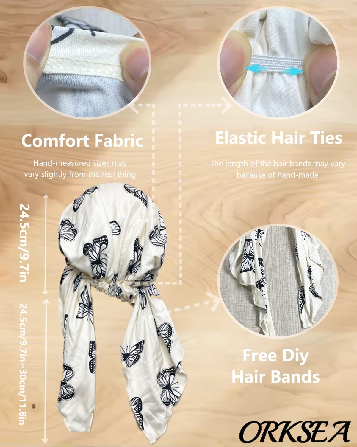 Chemo Headwear for Women Pre-Tied Head Scarf Headwraps Soft Turbans Cancer Hats Chemo Beanie Coverings Scarves - Image 4