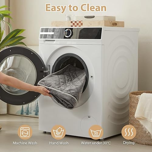 Miniatura 4 de WNPETHOME - Cama ortopédica para jaula de perros, XXL, impermeable, con funda extraíble y lavable, base antideslizante y colchoneta acolchada con