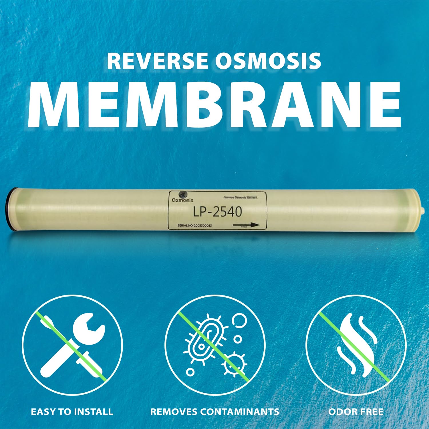 Amazon.com: Ozmosis LP-2540 Reverse Osmosis Low-Pressure Membrane