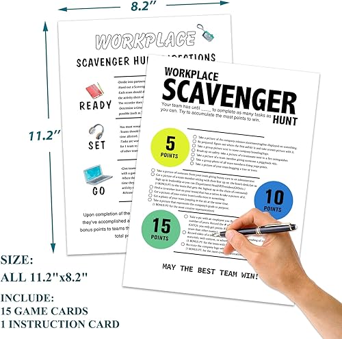 Miniatura 2 de Búsqueda del tesoro de fotos de fiesta de trabajo, juego de fiesta de oficina y desafío de rompehielos, búsqueda del tesoro en el lugar de trabajo,