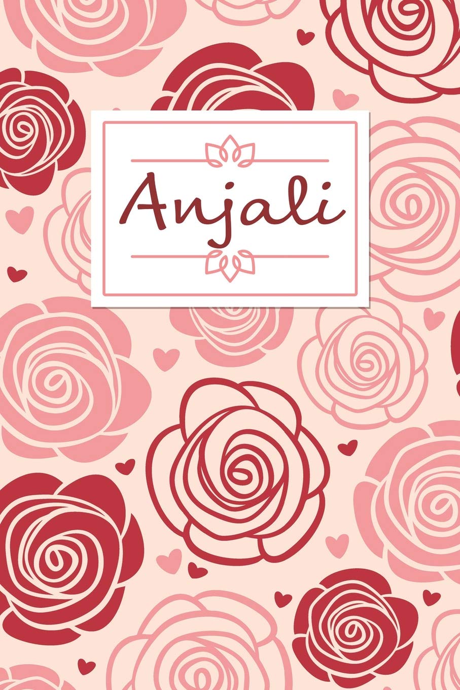 Anjali: Personalised Notebook / 120 Lined Pages / Perfect for journaling and writing notes.