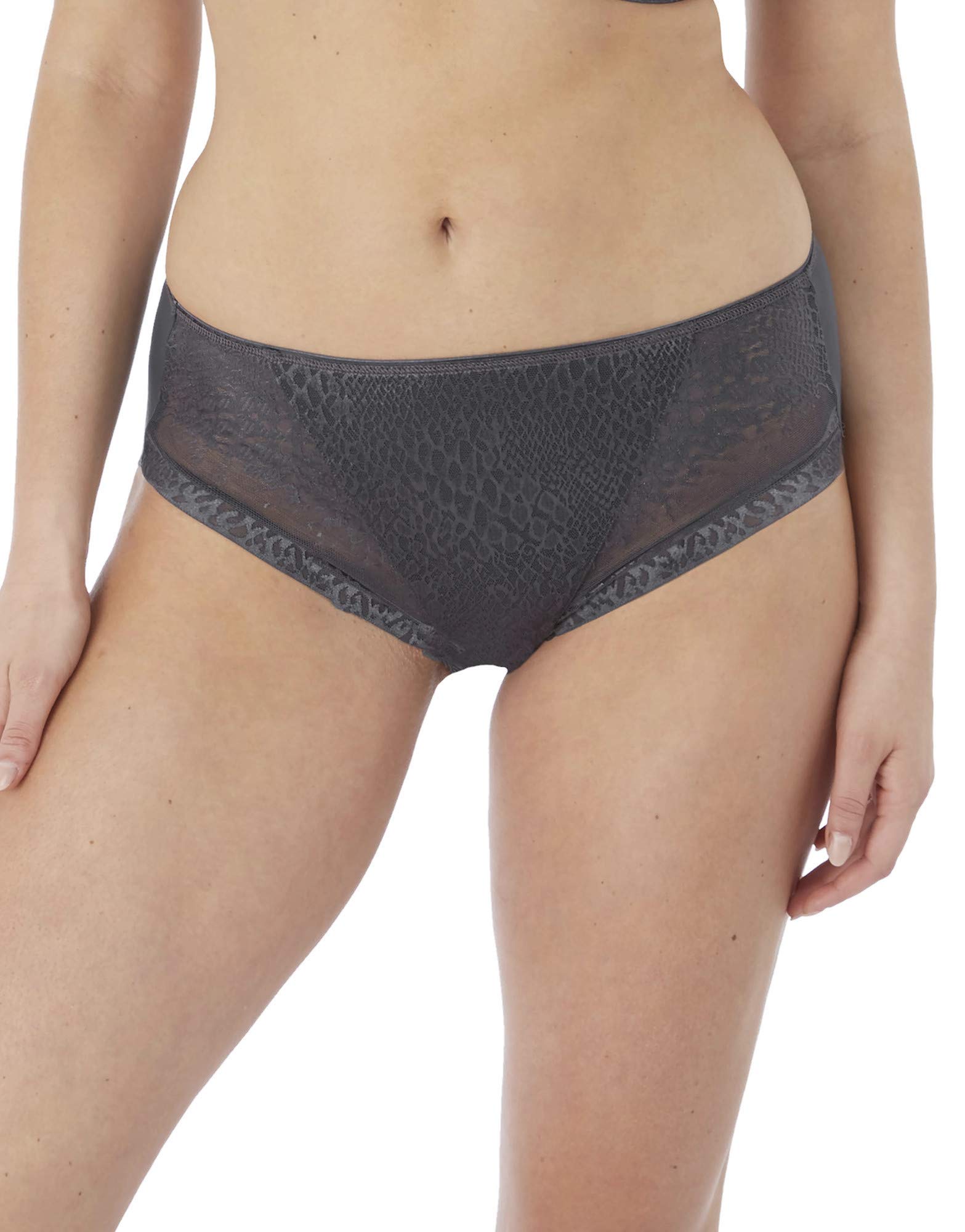 Fantasie Women's Slate Envisage High Waist Brief Bikini Style Underwear, M