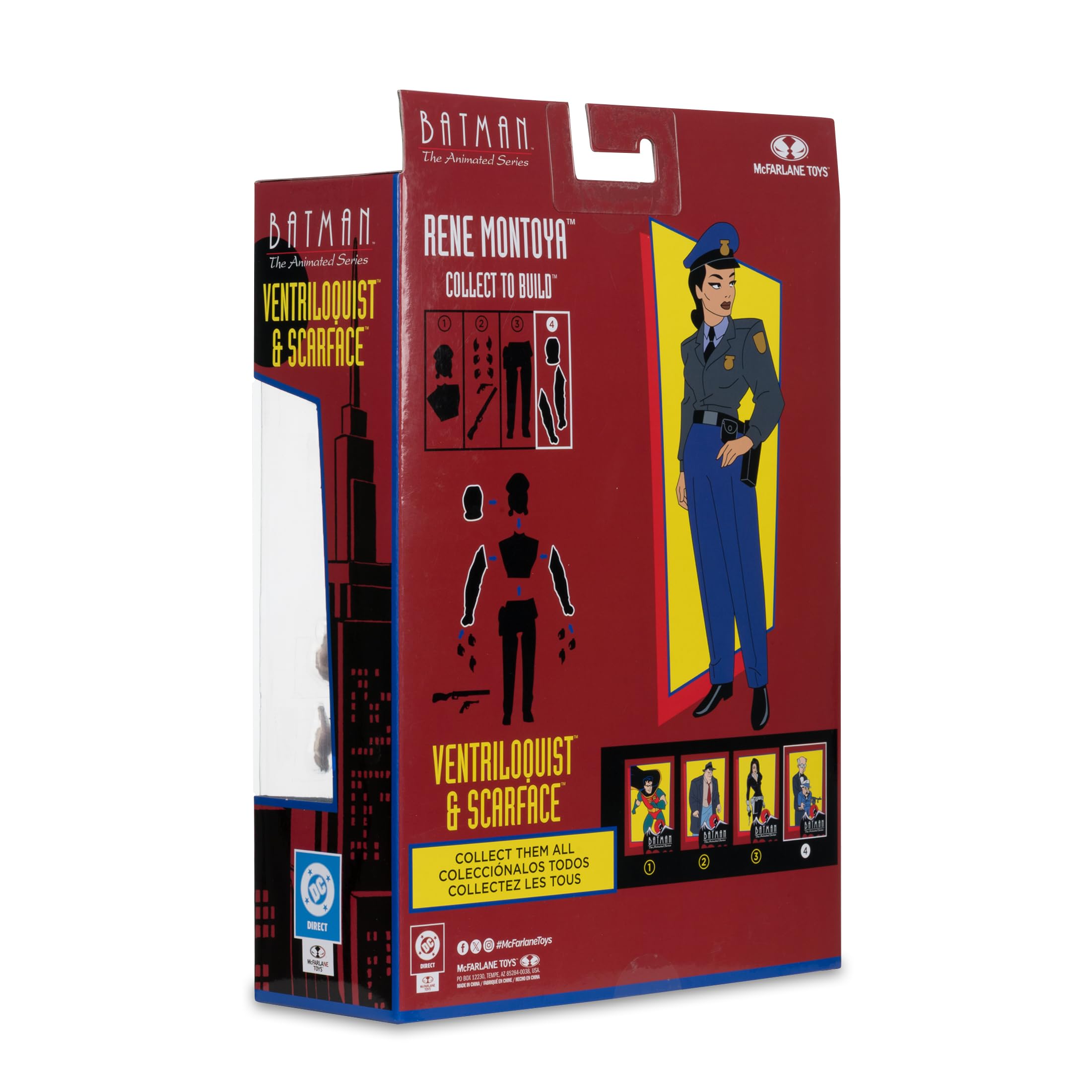 Batman: The Animated Series DC Direct Build-A figurka Ventriloquist and Scarface 15 cm