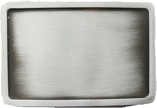 Vintage Style Rectangle Blank Belt 