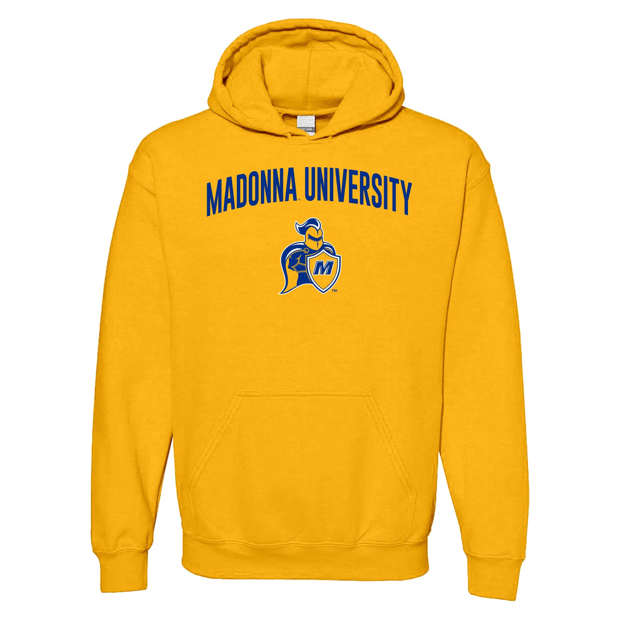 NCAA Officially Licensed College - University Team Color Arch Logo Hoodie, Madonna University Crusaders Gold, XXXL โ image 1