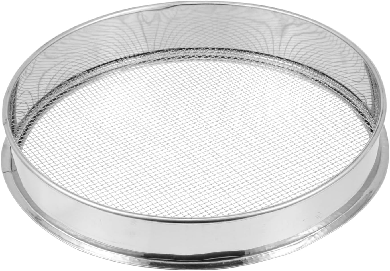 Stainless Steel Grain Sifter Fine Mesh Manual Corn Strainer for Kitchen Use Coarse Sifting Tool for Baking and Cooking Easy to Clean Kitchen Cookware
