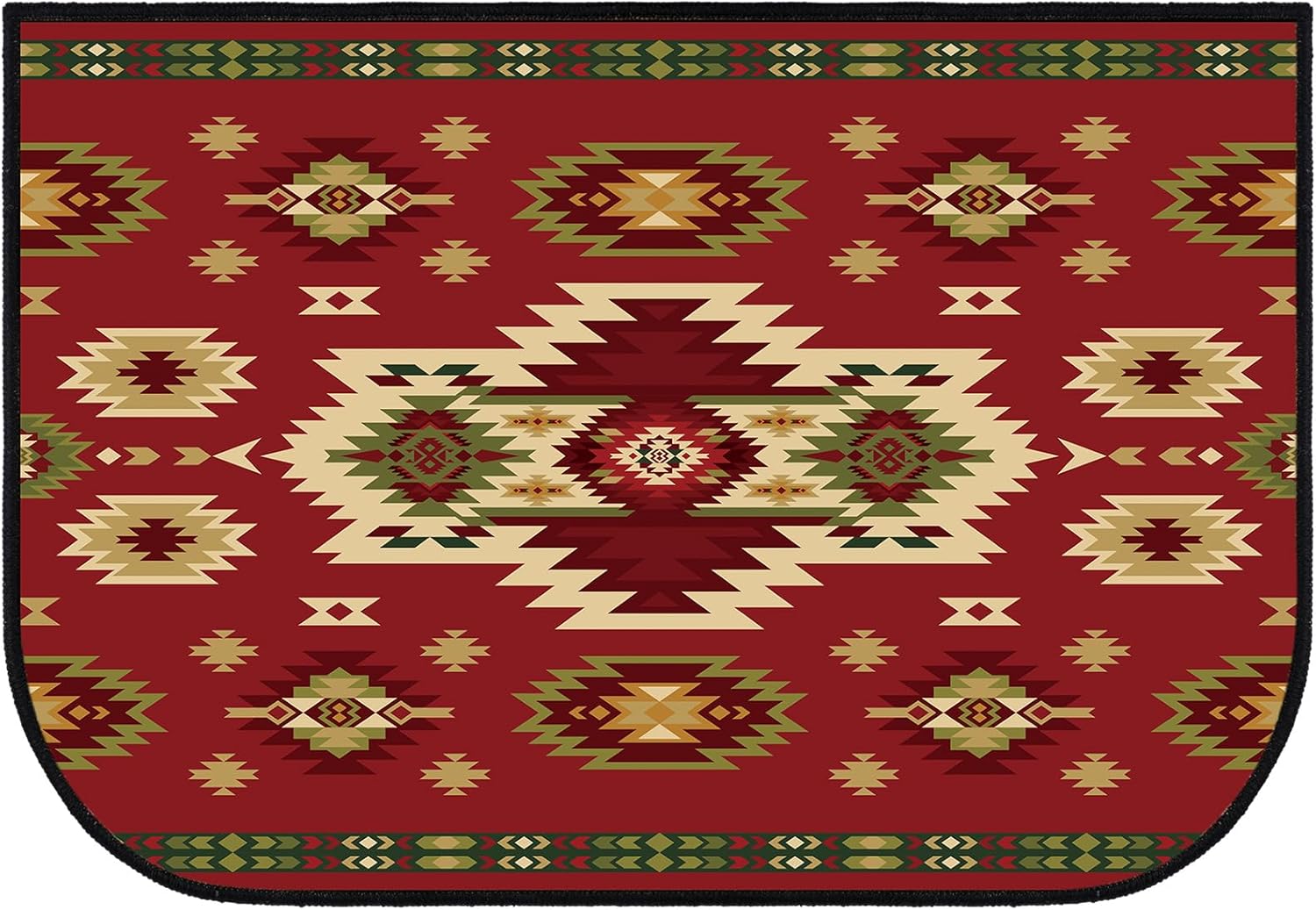 Amazon.com: Demissle Fireplace Hearth Rug Fireplace Mats Cabin ...