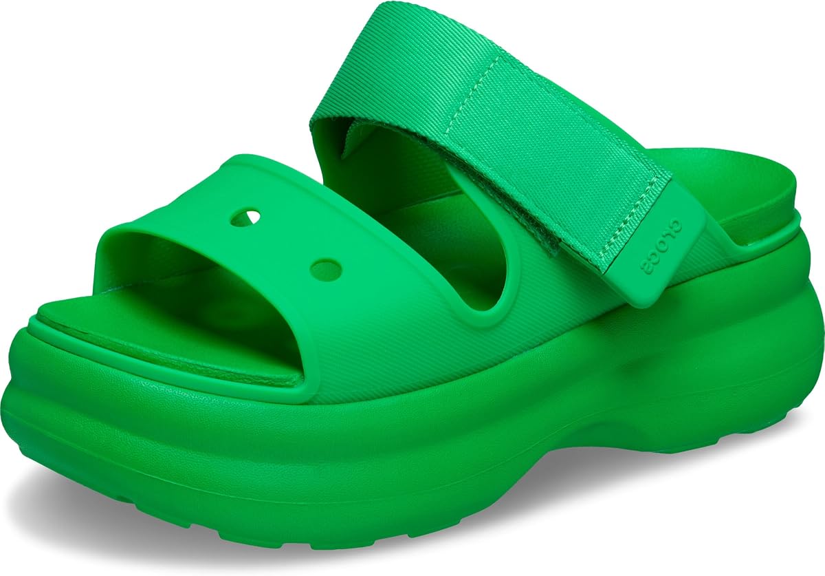 Sandalias Crocs Soho de dos correas para mujer | Plataforma de 2,4 pulgadas | Plantilla para fregadero LiteRide | Correa superior ajustable