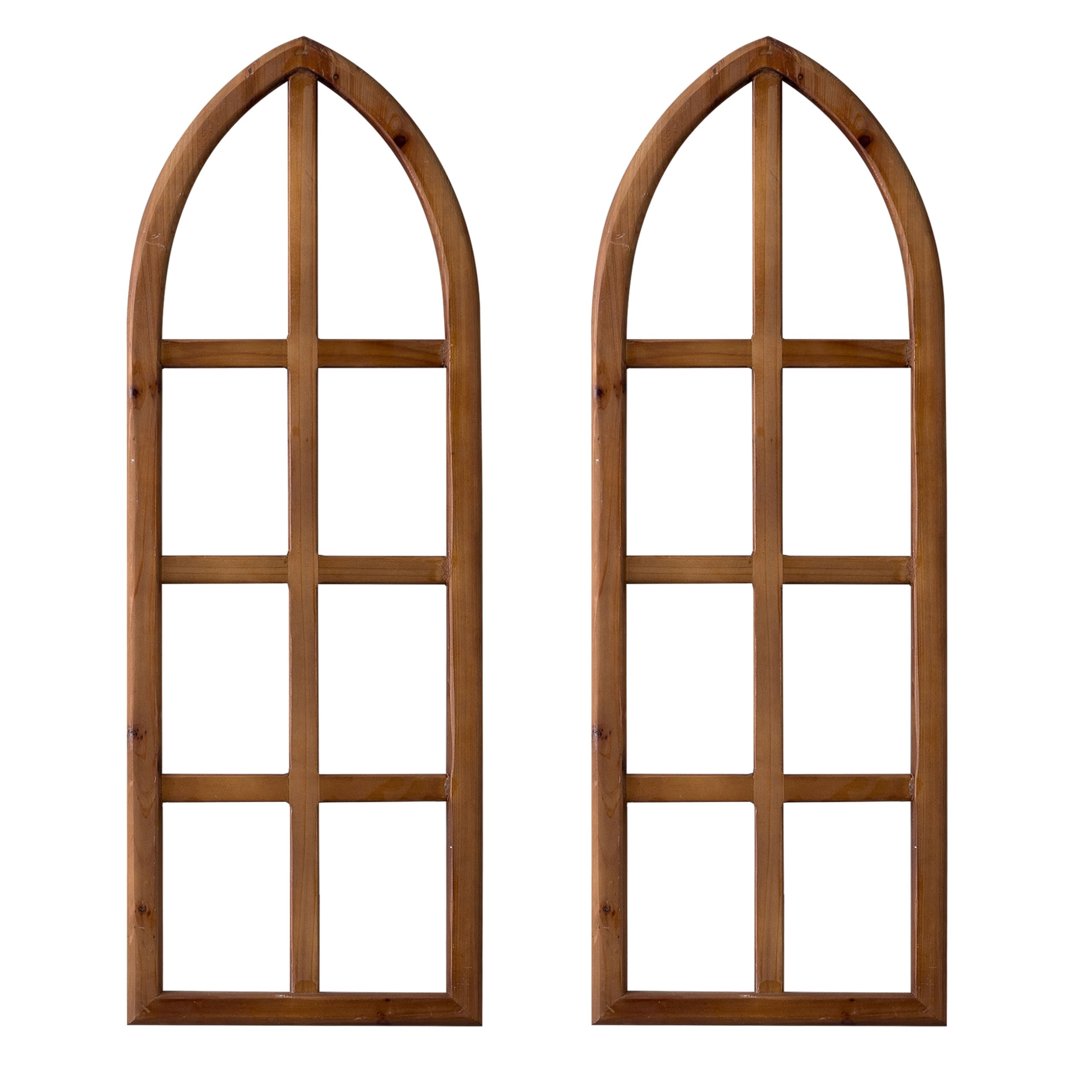 Fenêtre de ferme déco murale lot de 2 pour chambre au-dessus du lit
