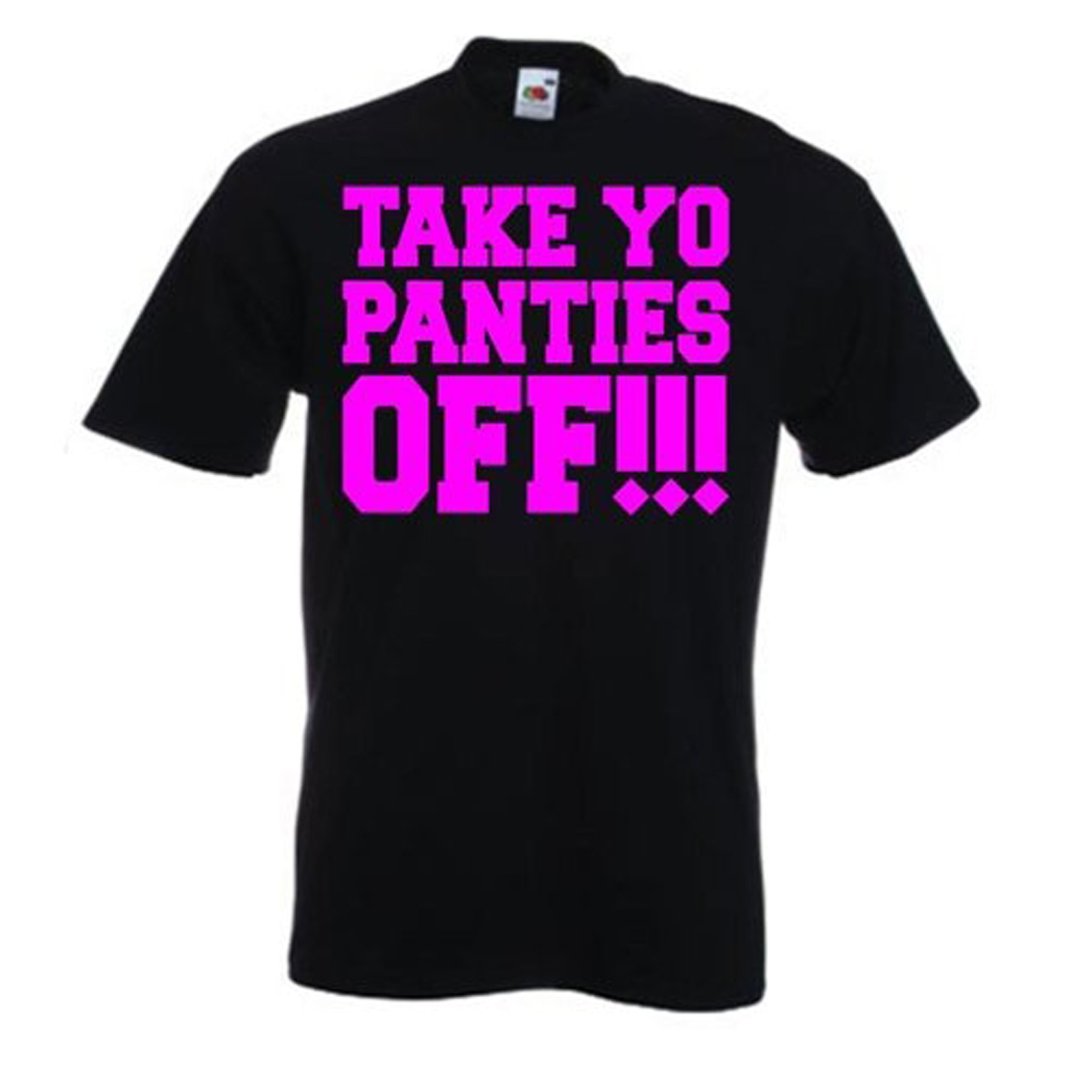 Reality Glitch Men's Black Take Yo Panties Off T-Shirt