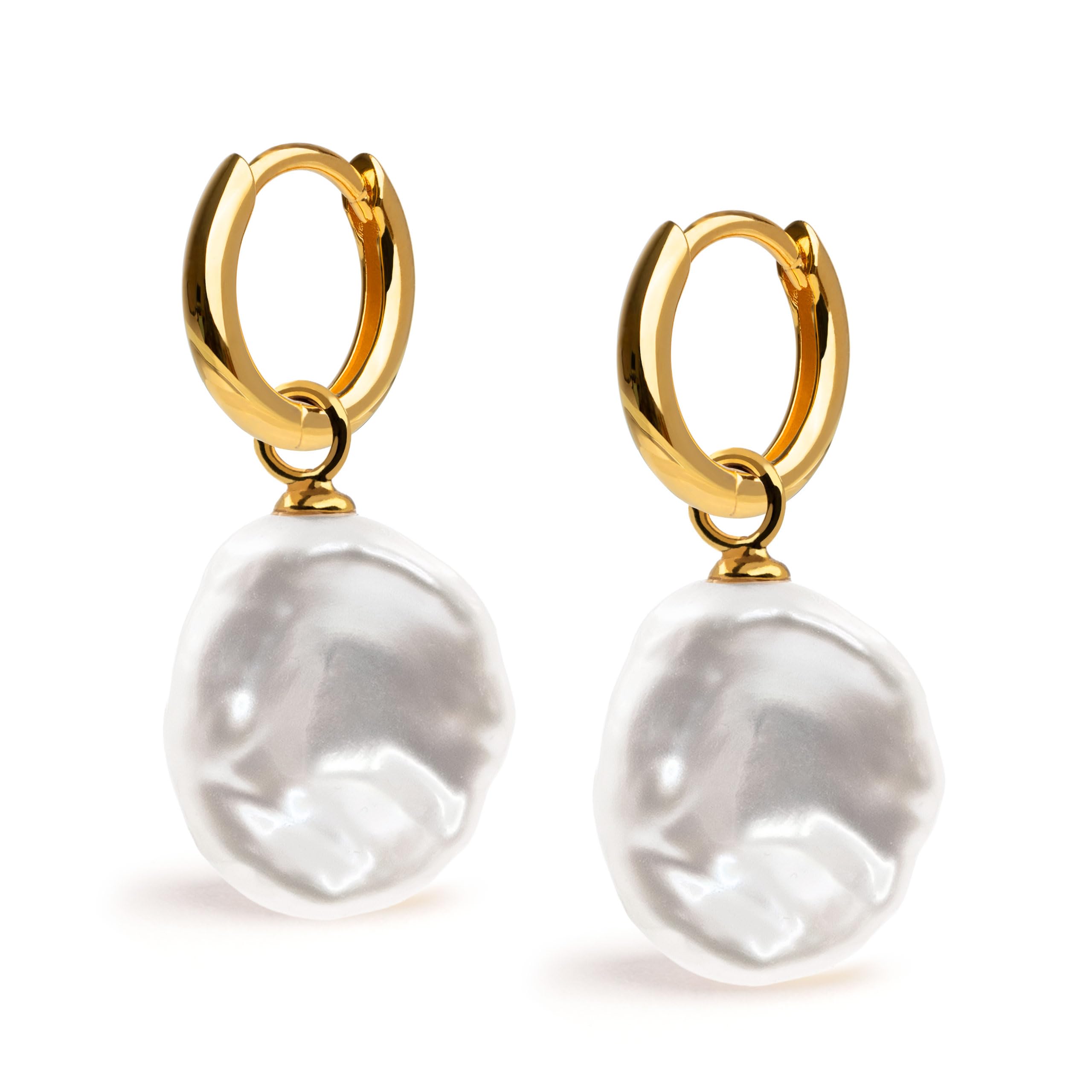 Orecchini cerchio Fraboso in argento 925 bicolor OR10668BP - JOY Gioielli